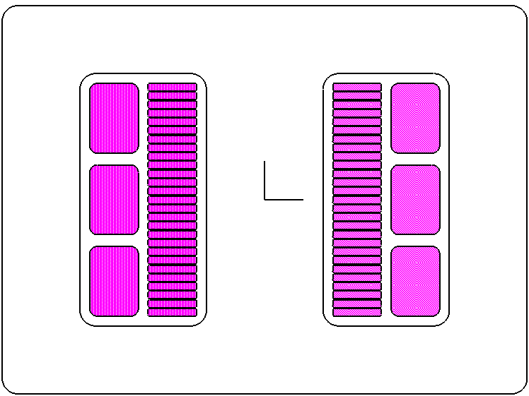 Image of Loaded transformer Eddy current BEM Setup